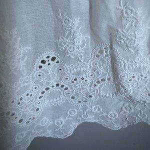 White cotton sundress